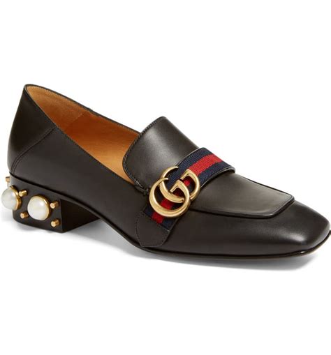 womens gucci loafers nordstrom|Gucci loafer with heel.